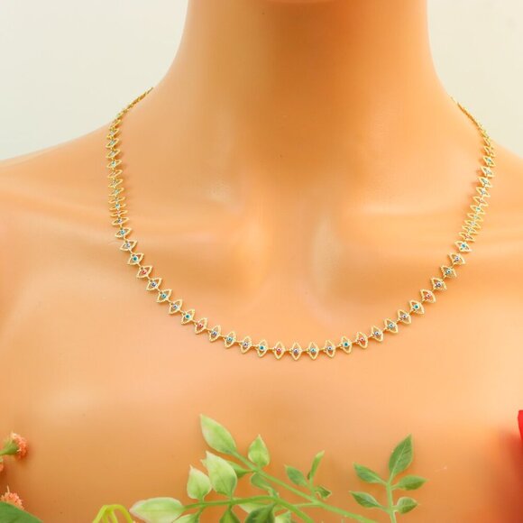 "New Beautiful Design Necklace Chain for Women/Girls, Gift, N659 - Picture 1 of 14